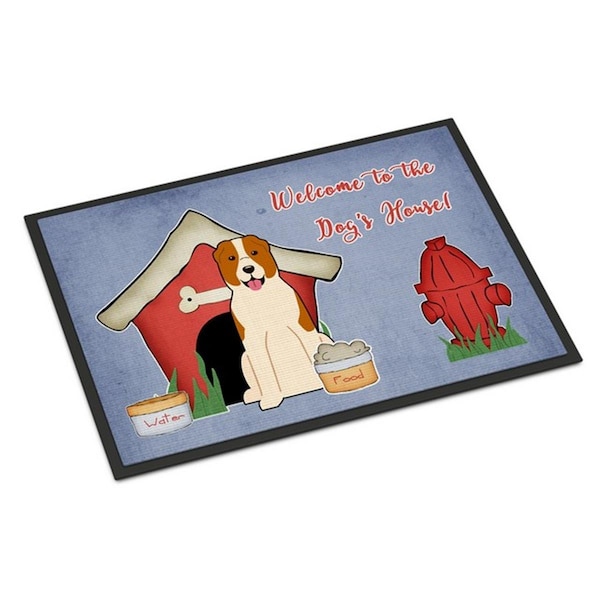 Carolines Treasures Dog House Collection Central Asian Shepherd Dog Indoor or Outdoor Mat, 18 x 0.25 x 27 in. BB2803MAT - main